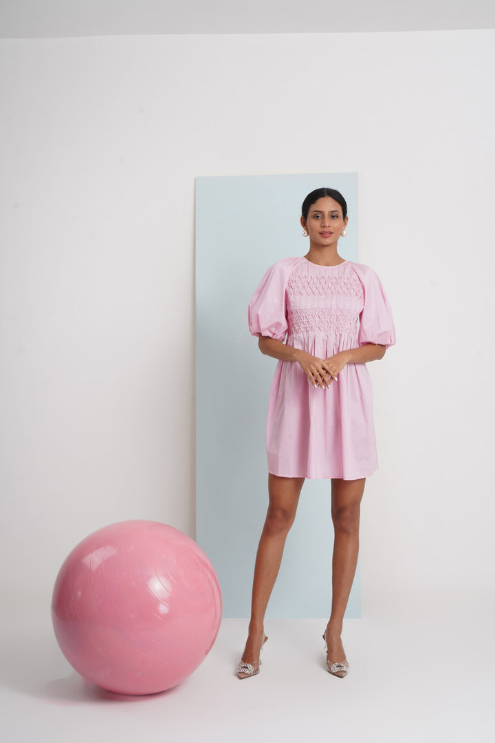 Feel Alive Dress- Baby Pink