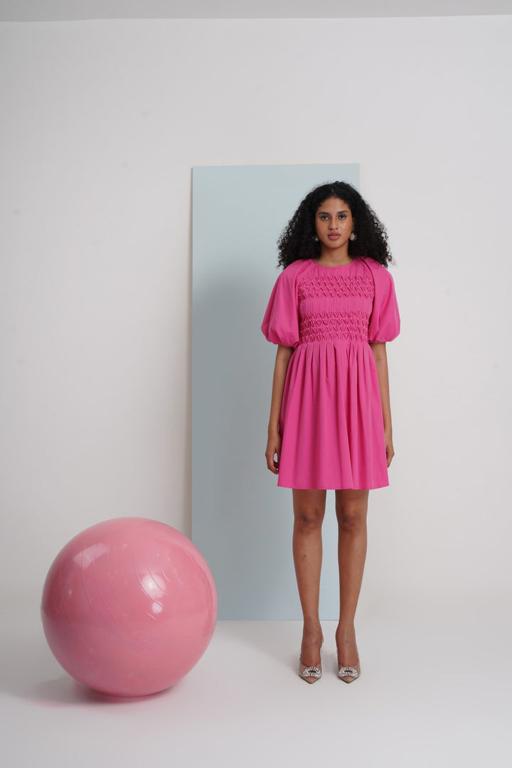 Feel Alive Dress- Bubble Gum Pink