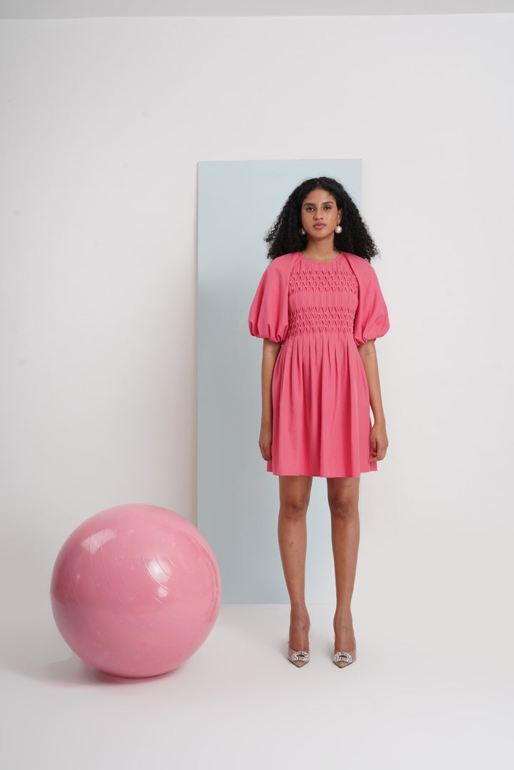 Feel Alive Dress- Coral