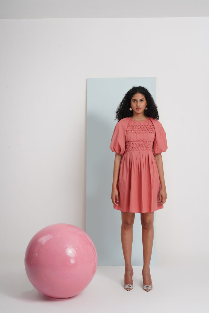 Feel Alive Dress- Rust