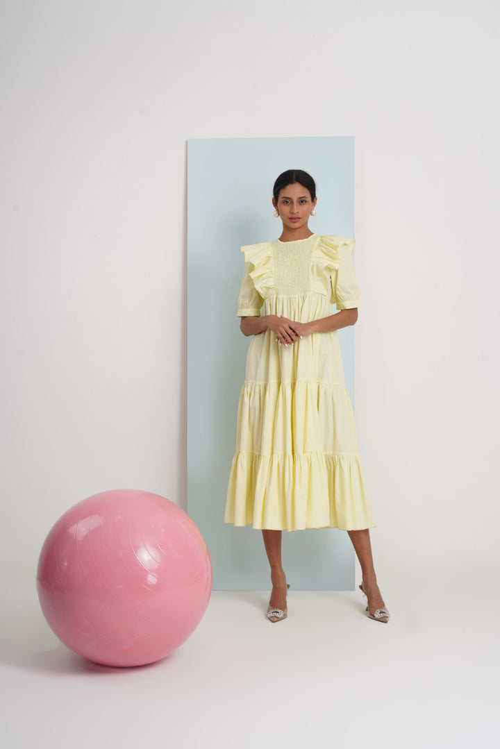 Runway Dress- Yellow