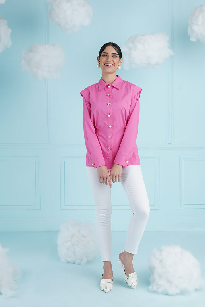 Geremia Top- Bubble Gum Pink