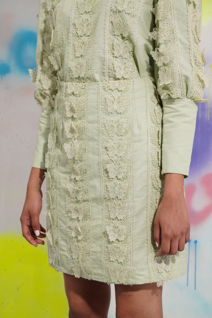 Fly High Skirt -Pistachio