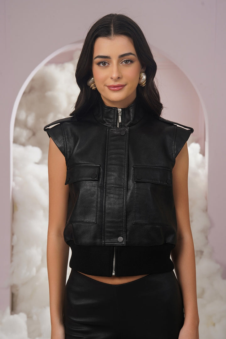 I am a stud jacket - black