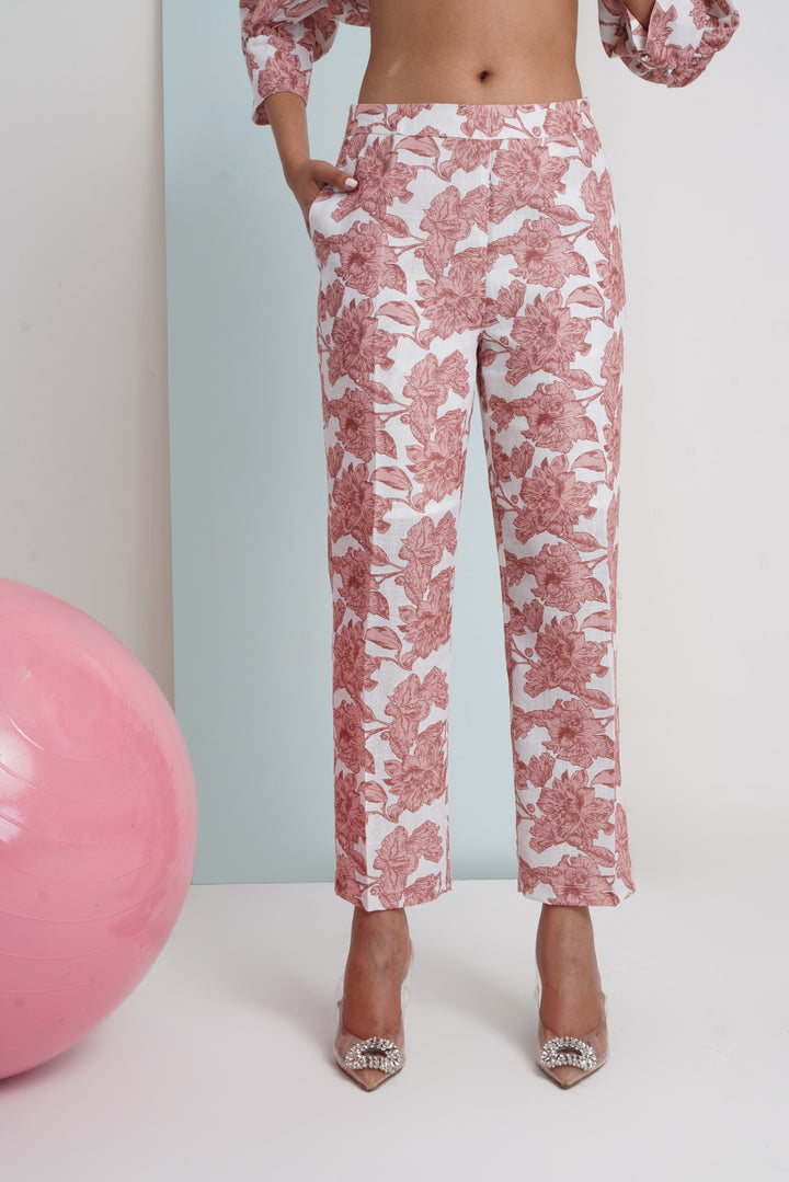 Savage Pants- Brown Flower