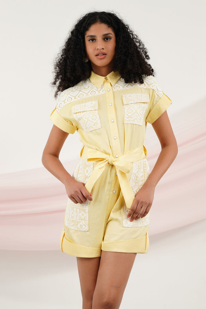 Perfect Playsuit - Yellow