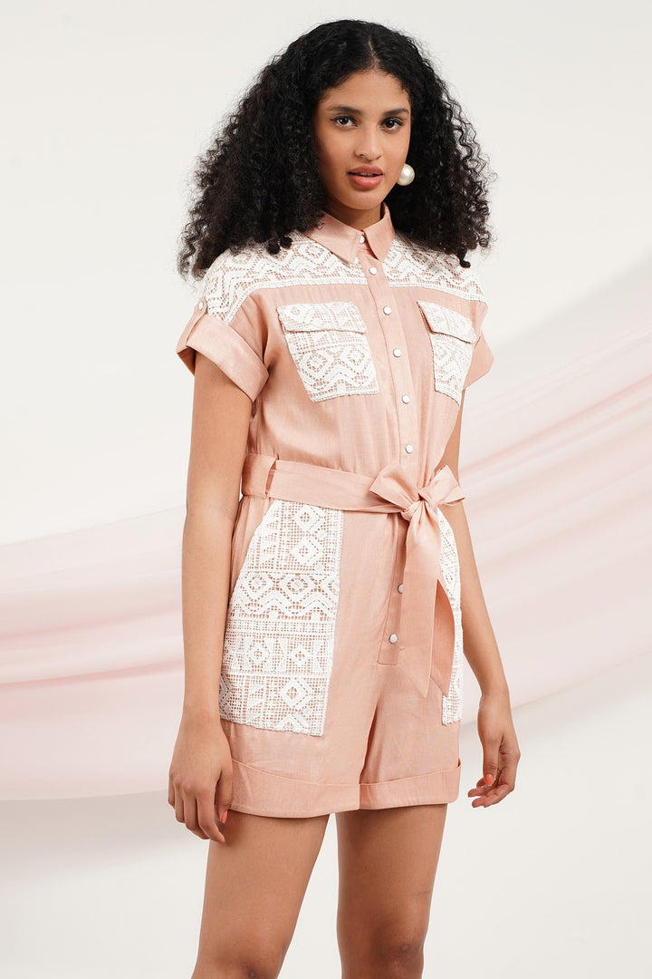 Perfect Playsuit - Brick