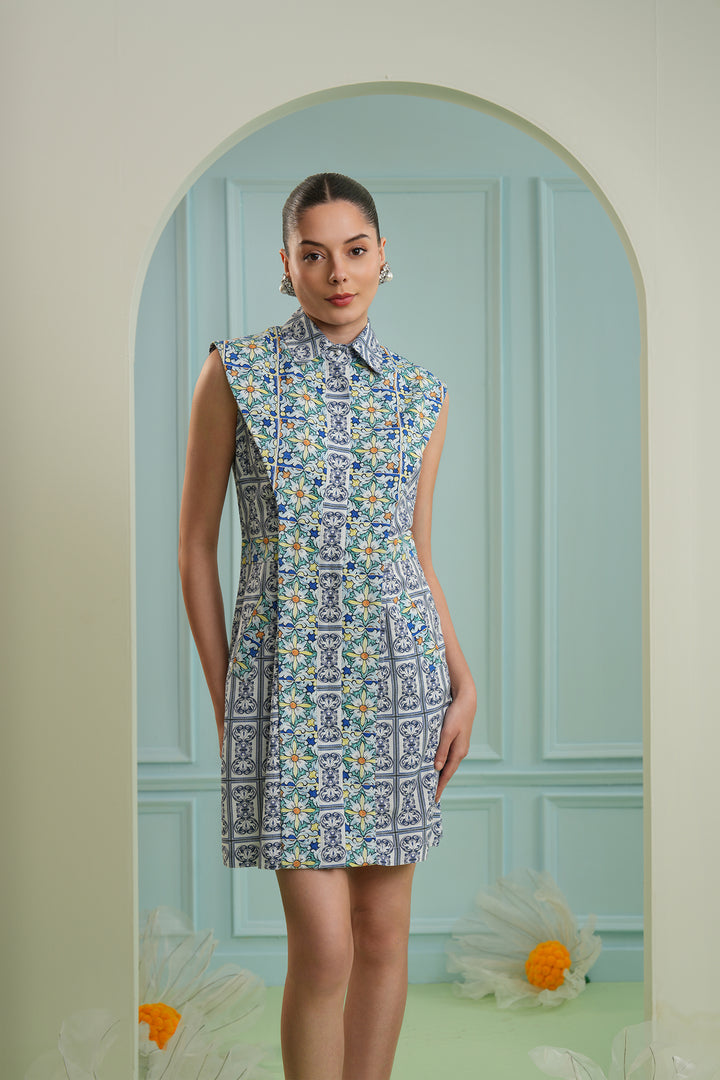 Azulik dress- mosaic