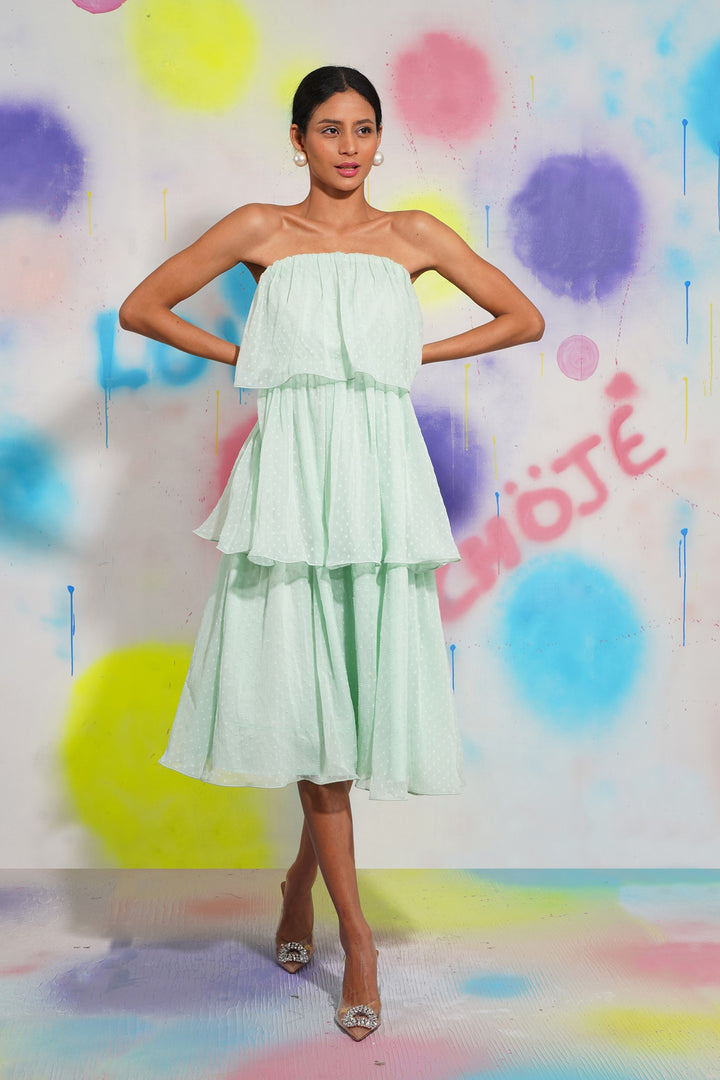 Let's Hang Out Dress- Green