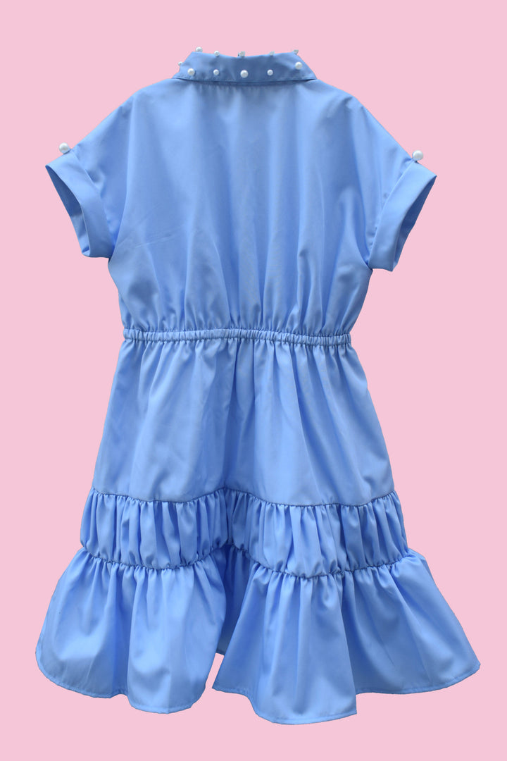 Lovin' It Dress Kids- Blue