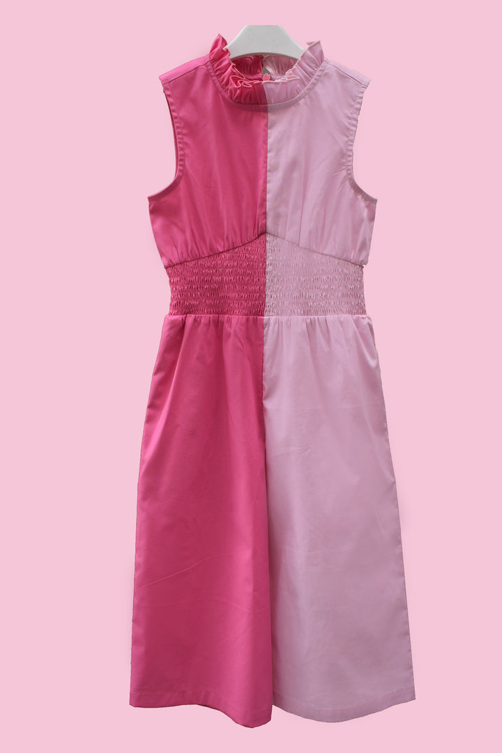 Sim Sim - Kids Jumpsuit- Bubble Gum Pink And Baby Pink