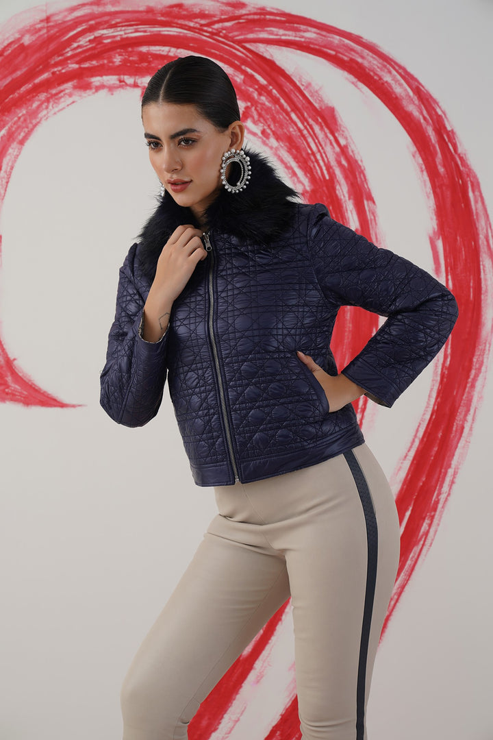 double trouble jacket navy