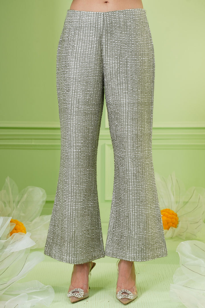 High Five Pants- Silver