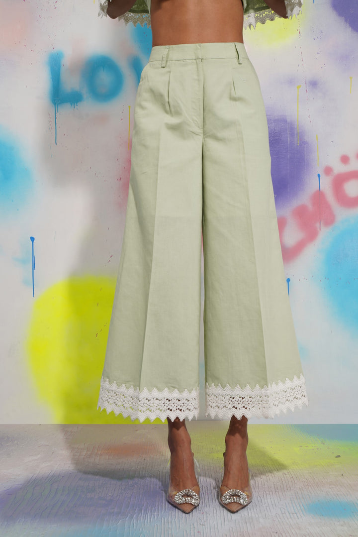 Paris Pants -Pistachio