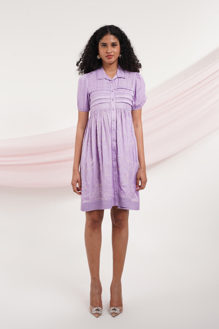 Tia Dress - Lilac