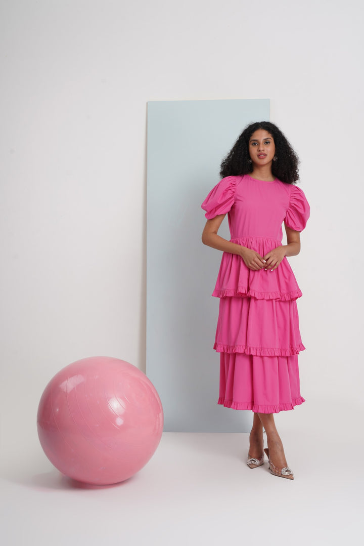 Princess Dress- Bubble Gum Pink