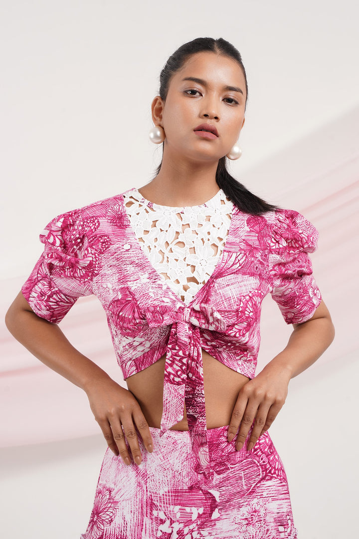 Zidagi Top - Butterfly Pink