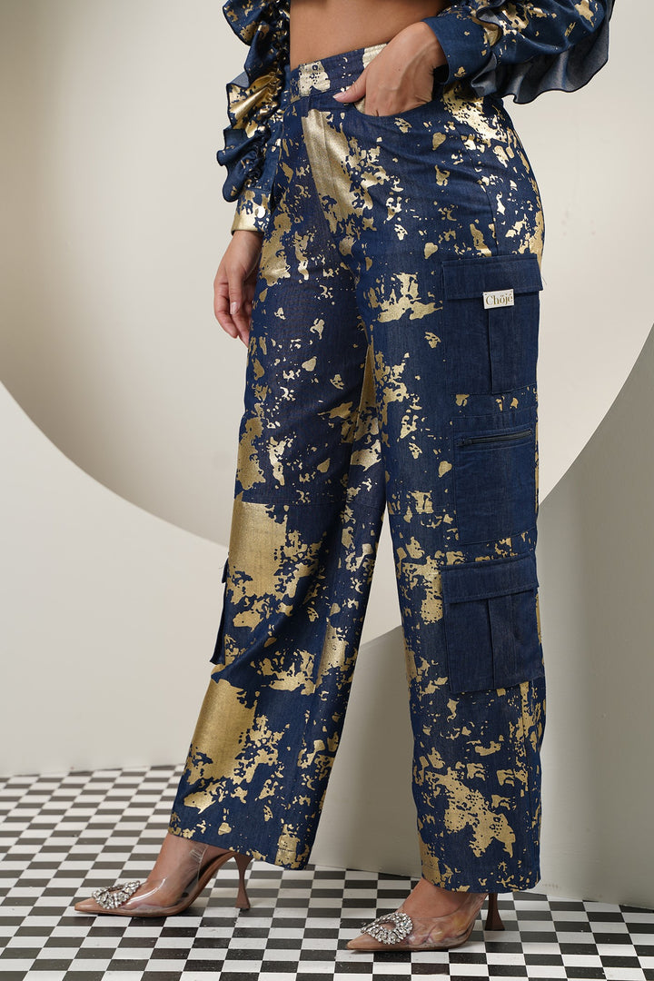 Galaxy Pants- Navy Blue