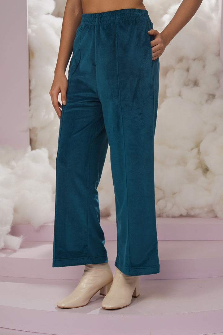 cozy up pants - teal