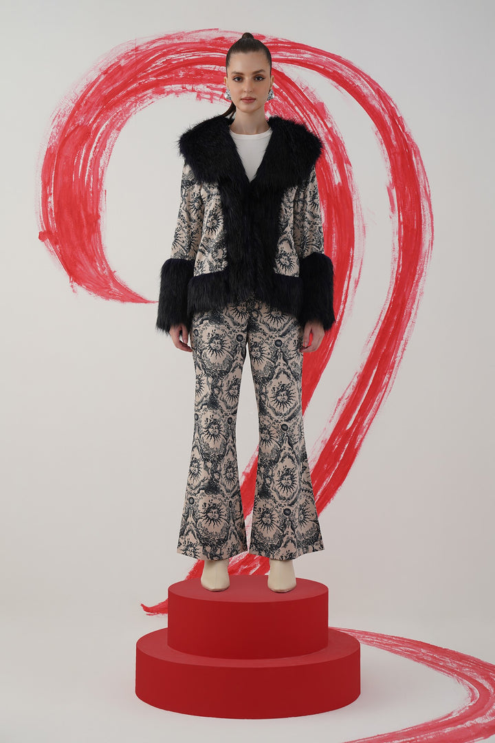 gardenia jacket- sun print