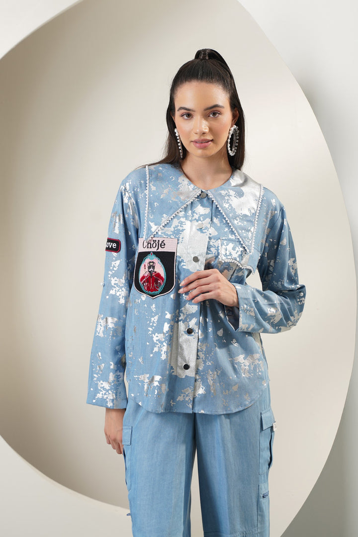 Pingola Shirt- Sky Blue