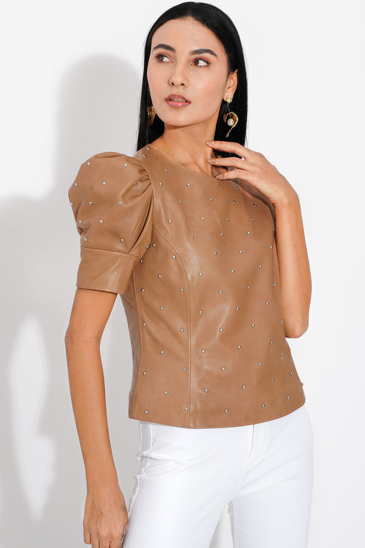 Kelly Shirt - Tan