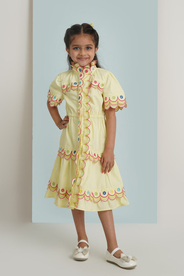 Dilly Dally Dress Kids - Yellow