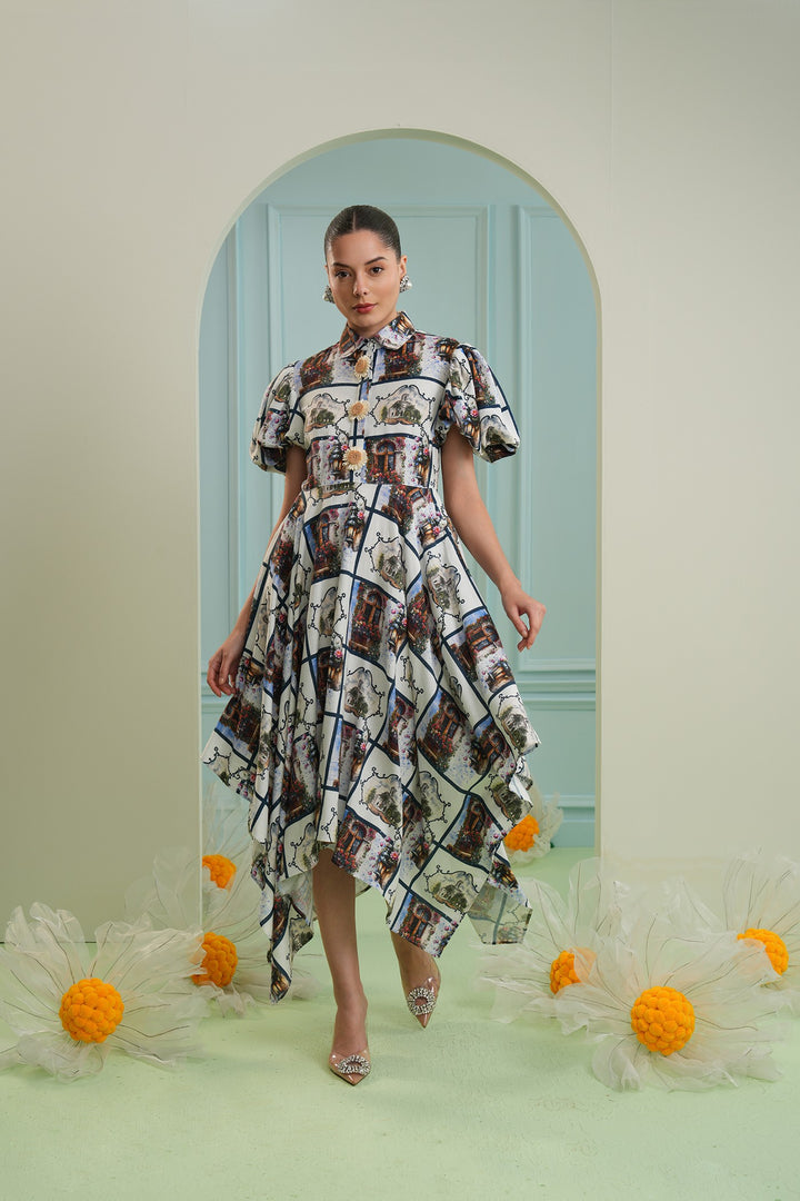 Golden mile dress - checkard