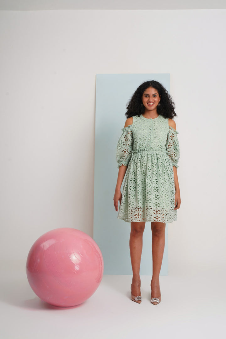 Forever Yours Dress - Blue Floral