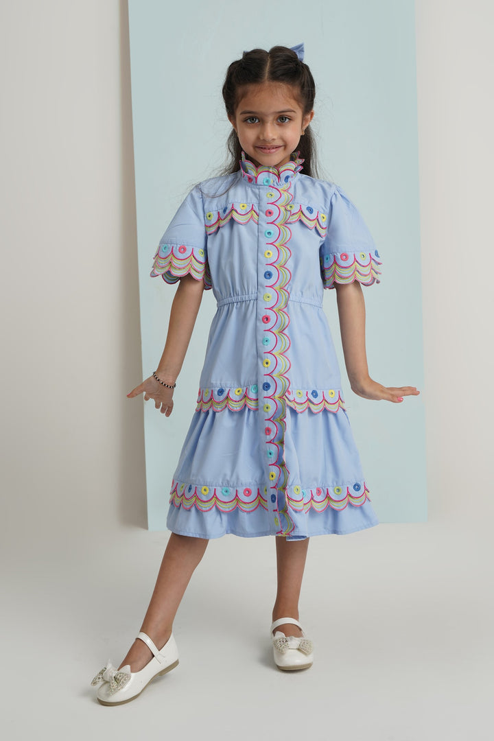 Dilly Dally Dress Kids - Blue