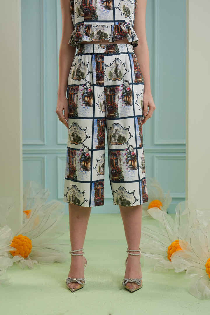 Spanish steps pants- checkard