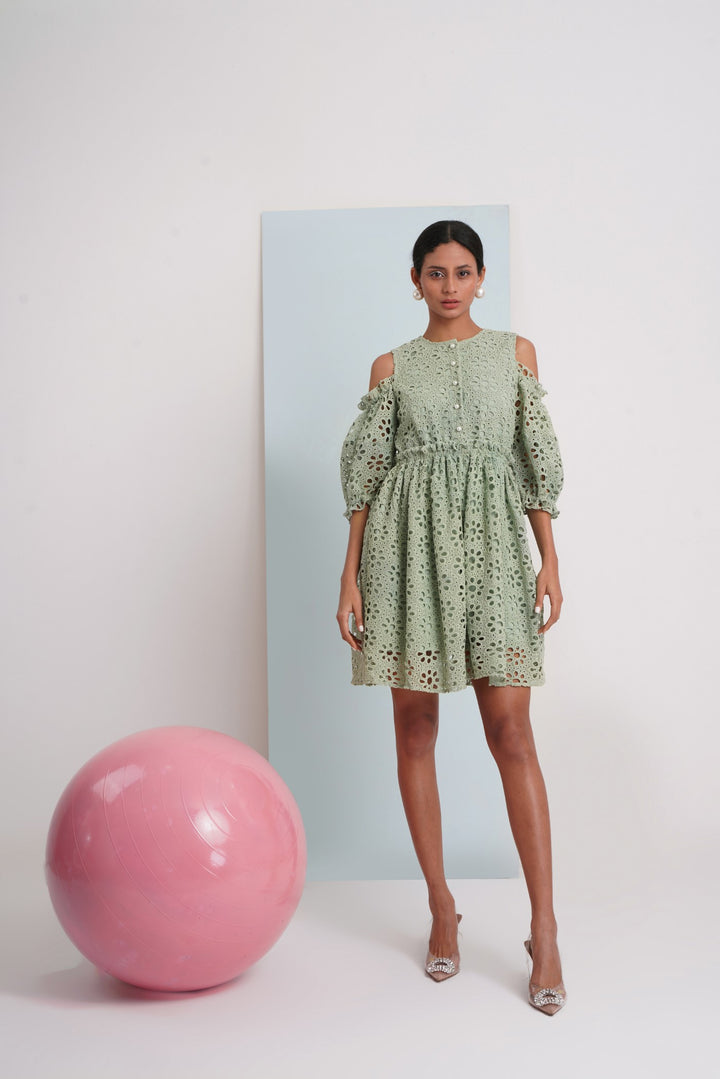 Forever Yours Dress - Aqua Floral