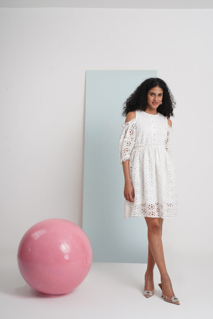 Forever Yours Dress - White Floral