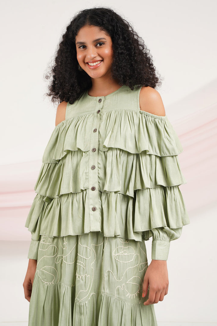 Dream Land Top - Pistachio