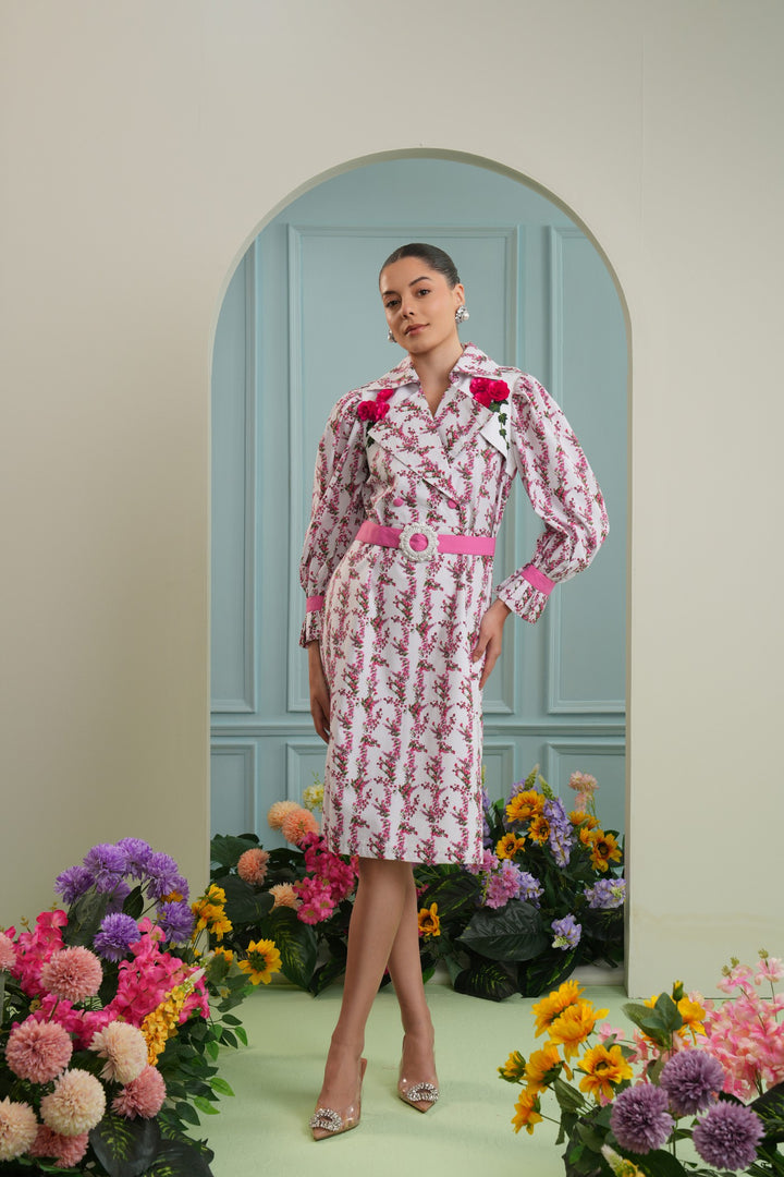 Olive's dress- Bougainvellia