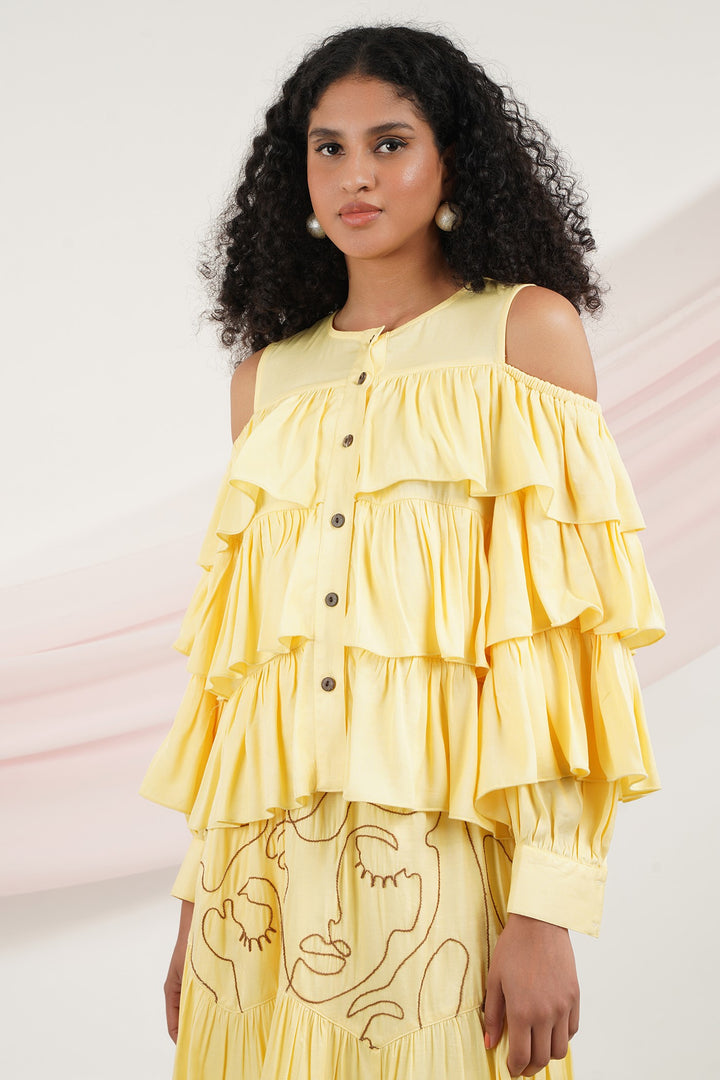 Dream Land Top - Yellow