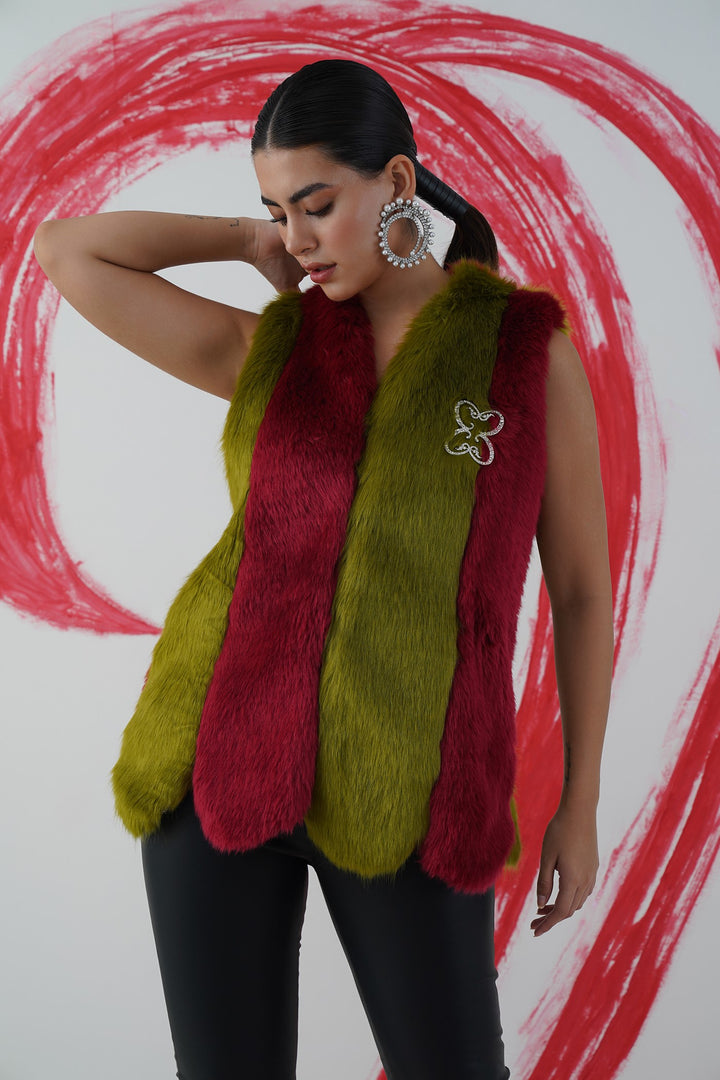 Scooby jacket - red and green