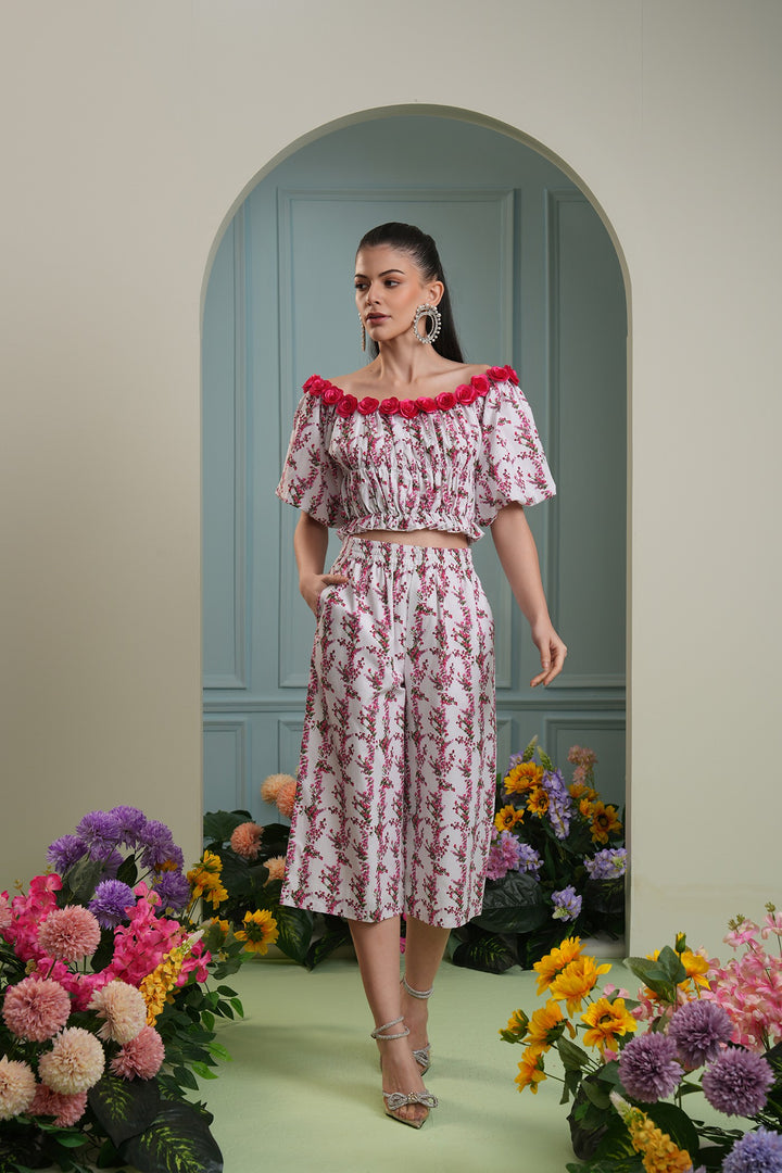 Adorn me top-  bougainvellia