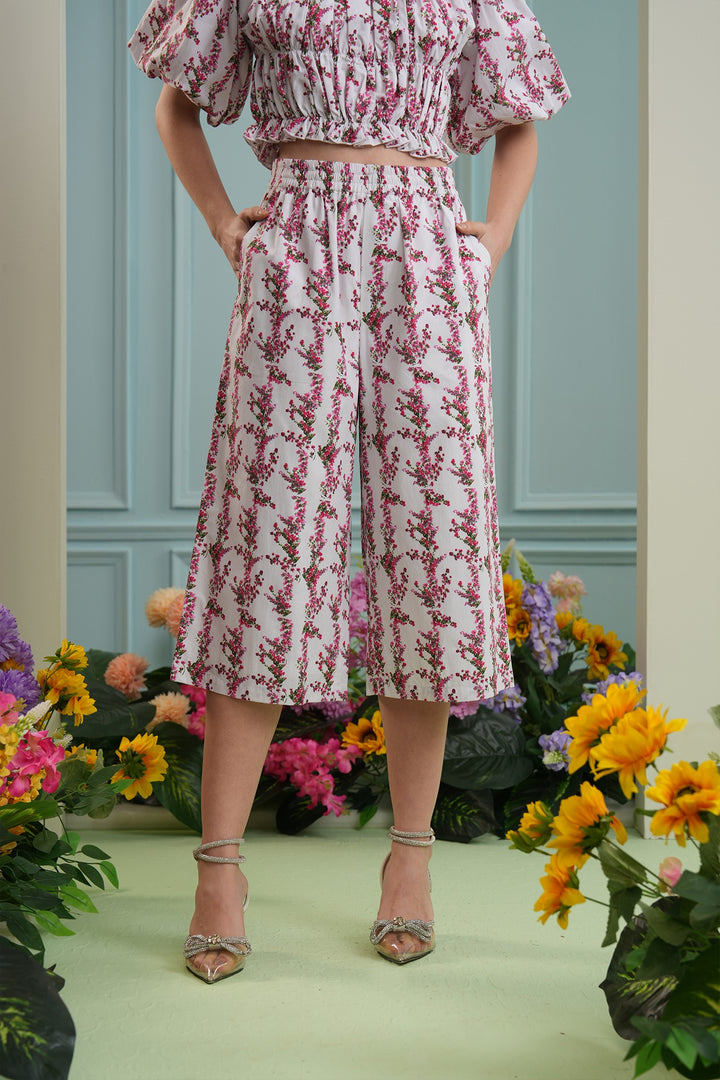 Adorn me pants-  bougainvellia