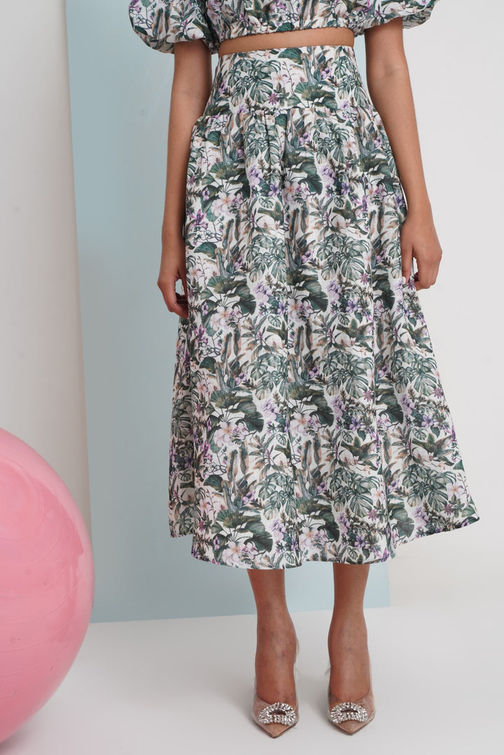 Hats Off Skirt- Jungle