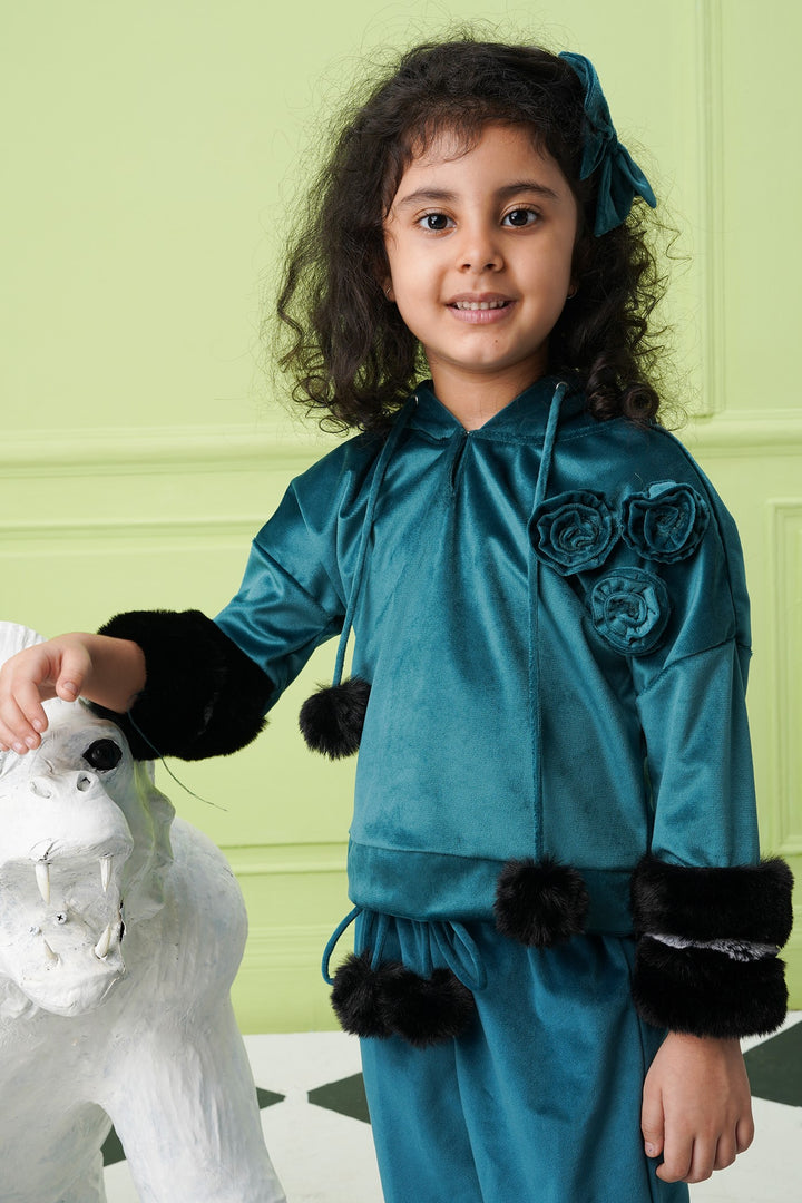 It Girl Top- Teal-Kids