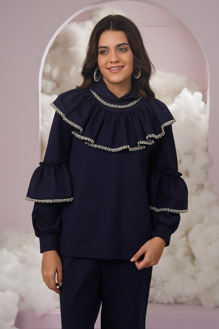 Chill scene hoodie- navy