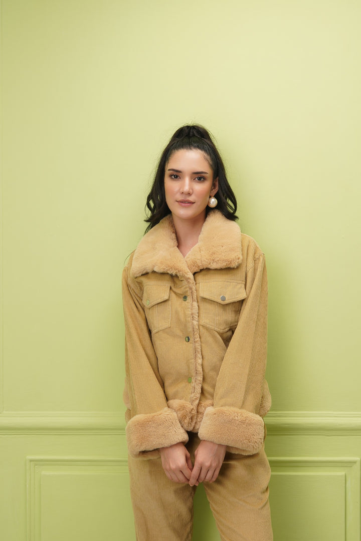 Hot Chocolate Jacket -Beige