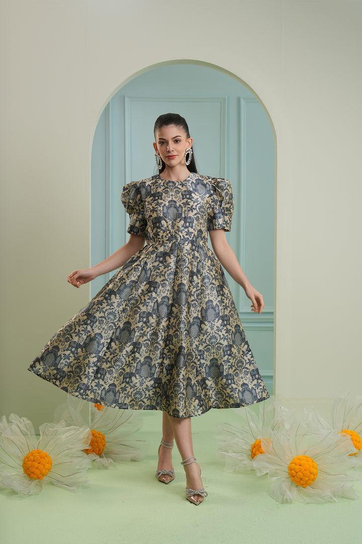 Kimaya dress- elephant