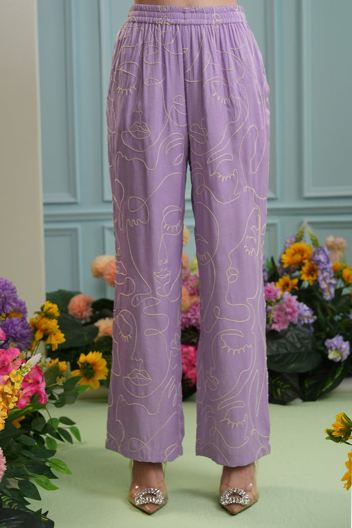 Mars pants-lilac