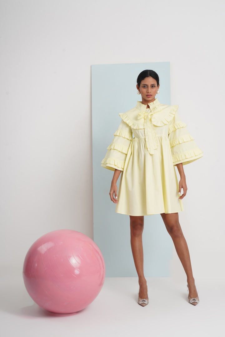 Baby Doll Dress- Yellow