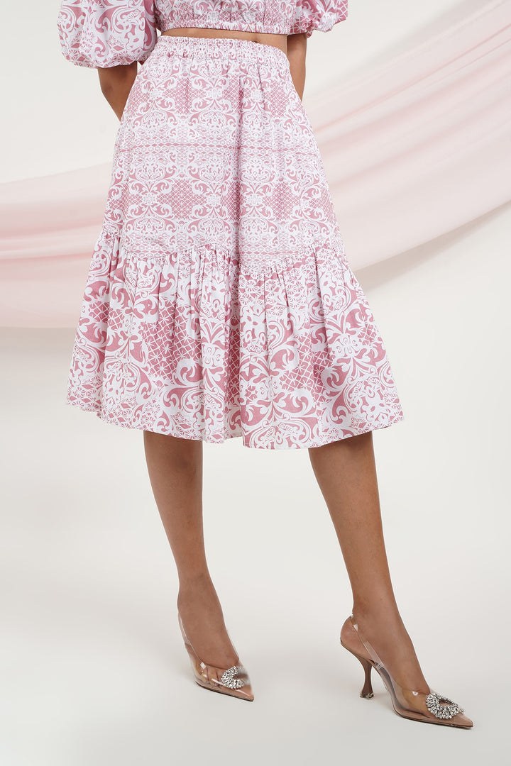 I Do Skirt - Pink Lace