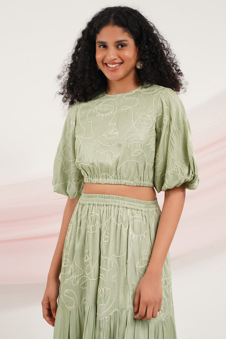 I Do Top- Faces Pistachio