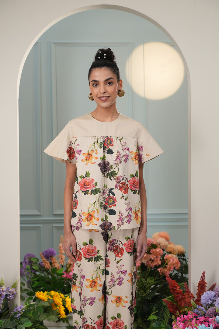 Kamponski Top - Botanical Beige