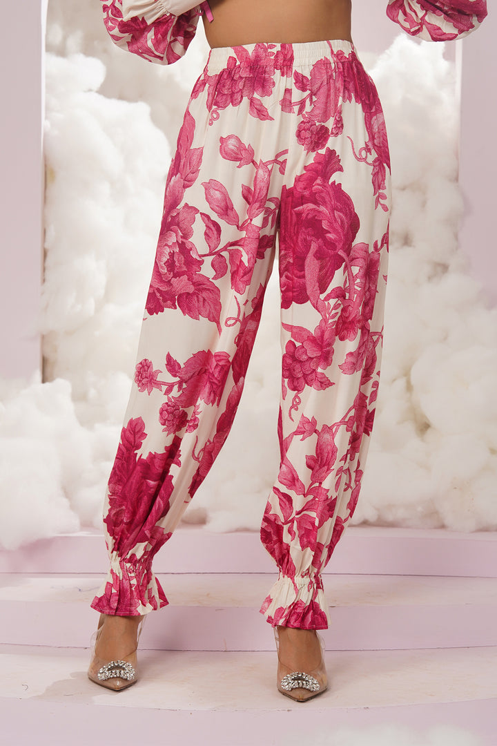 palm pants -pink